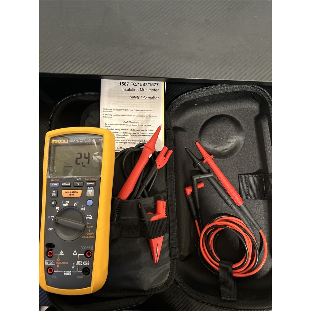 Fluke 1587 FC 2-in-1 Insulation Multimeter True-RMS Fluke Connect Tester